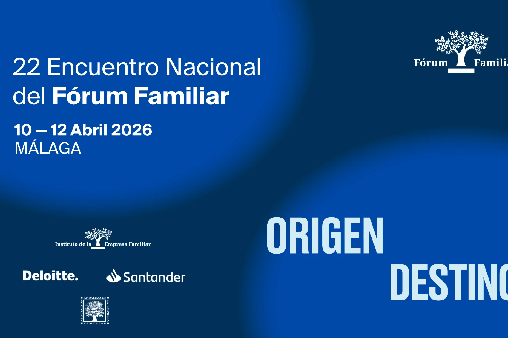 El Encuentro Nacional del Fórum Familiar regresa en 2026 con una nueva cita en Málaga