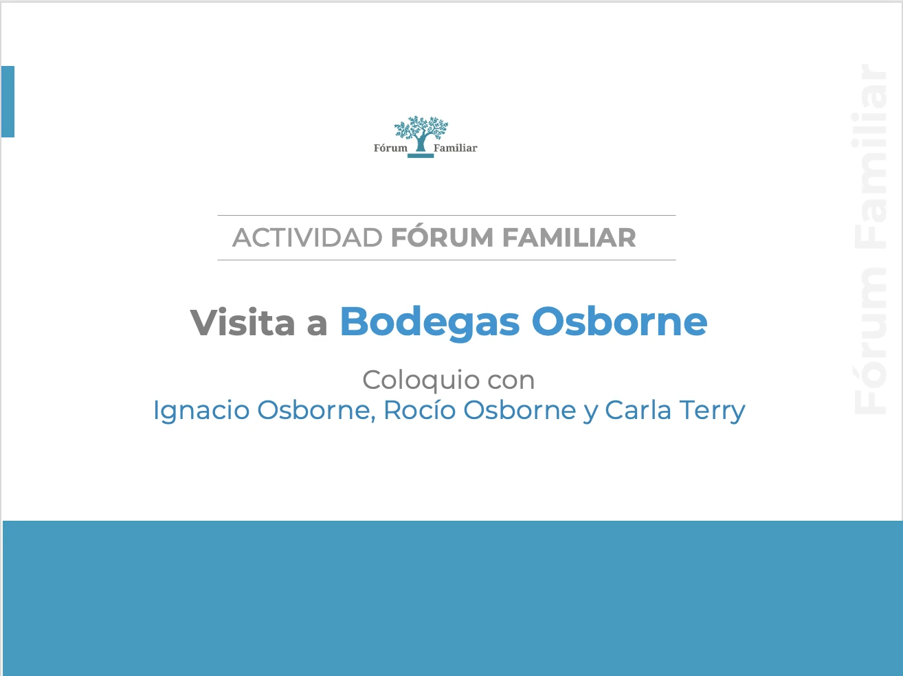 El Fórum IEF visita Bodegas Osborne