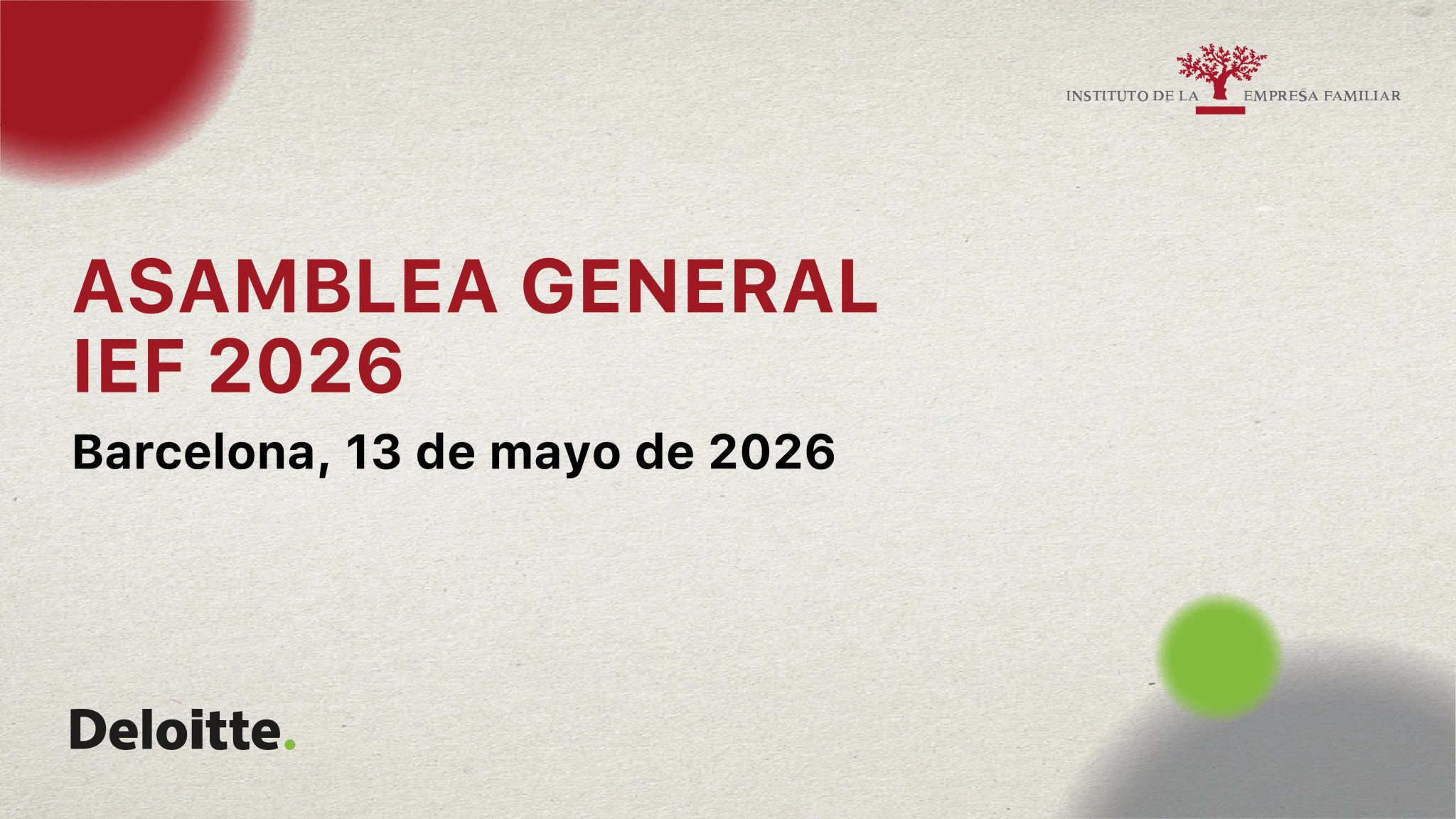 Asamblea General de Socios 2026