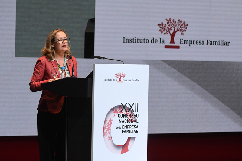 Nadia Calviño en el XXII Congreso IEF