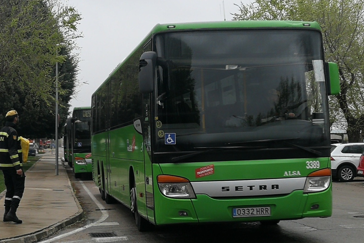 Alsa cede autobuses a la UME