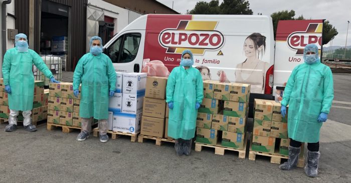 El Pozo alimentación dona al Ministerio de Sanidad un millón de unidades de protección sanitaria