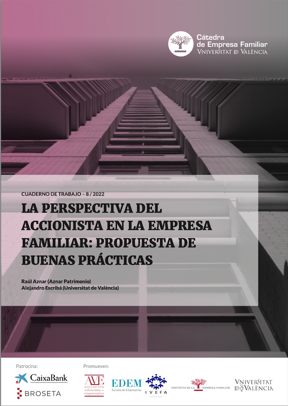 La perspectiva del accionista en la empresa familiar: propuesta de buenas prácticas